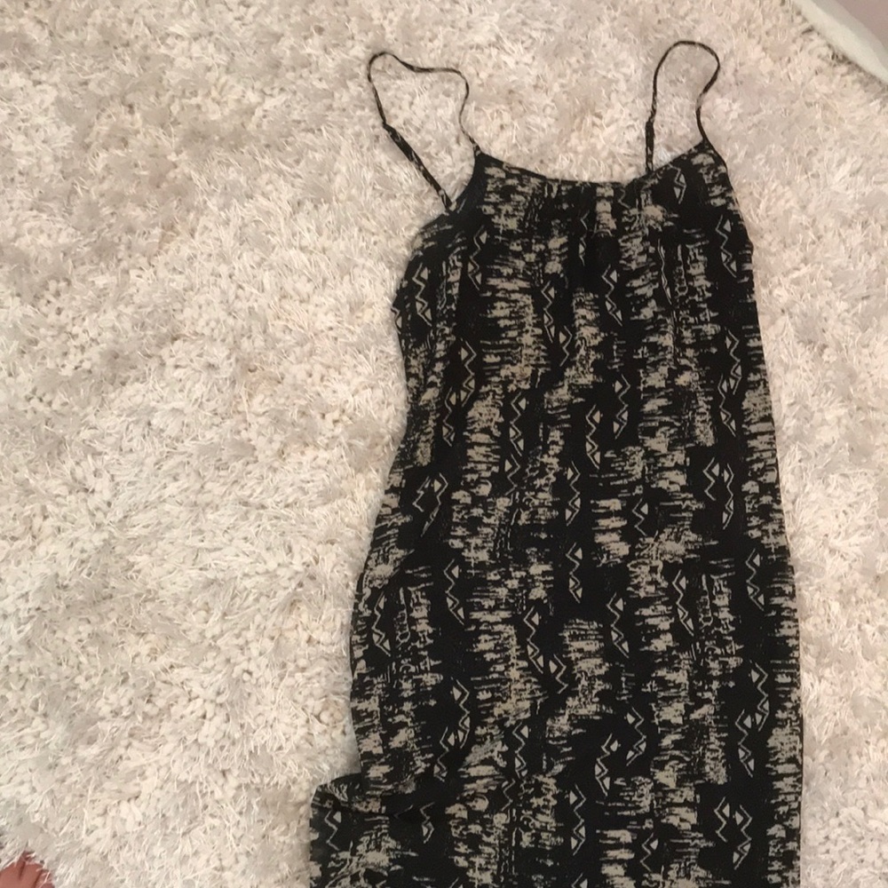 Black maxi dress